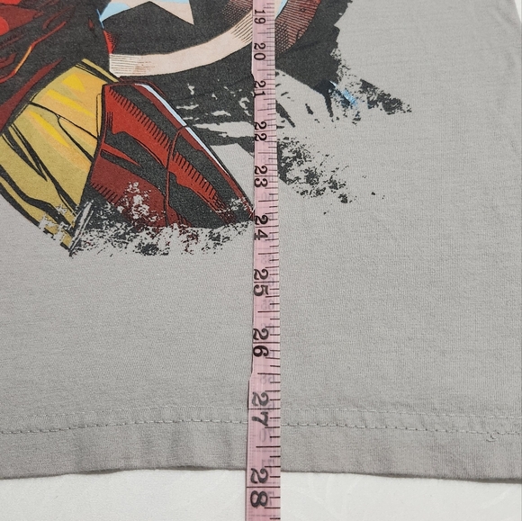 Marvel Shirt Adult Medium Ironman Thor Captain America Mad Engine Mens G… - Picture 4 of 5